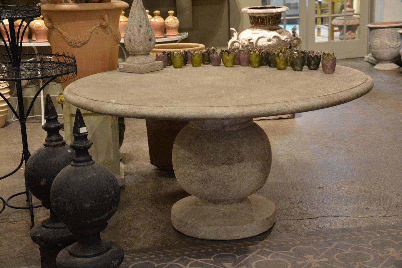 Round Concrete Table Detroit Garden Works Round Concrete Table
