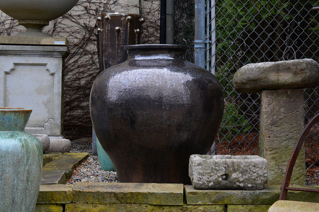 Glazed Stoneware Contemporary Jar Detroit Garden Works