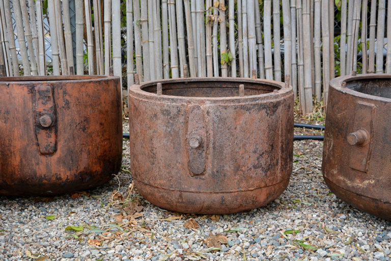 Cast Iron Dye Vats from India Detroit Garden Works