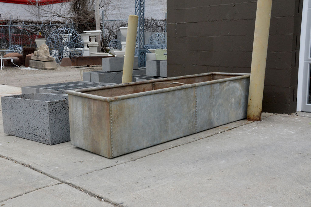 Galvanized Water Trough Detroit Garden Works