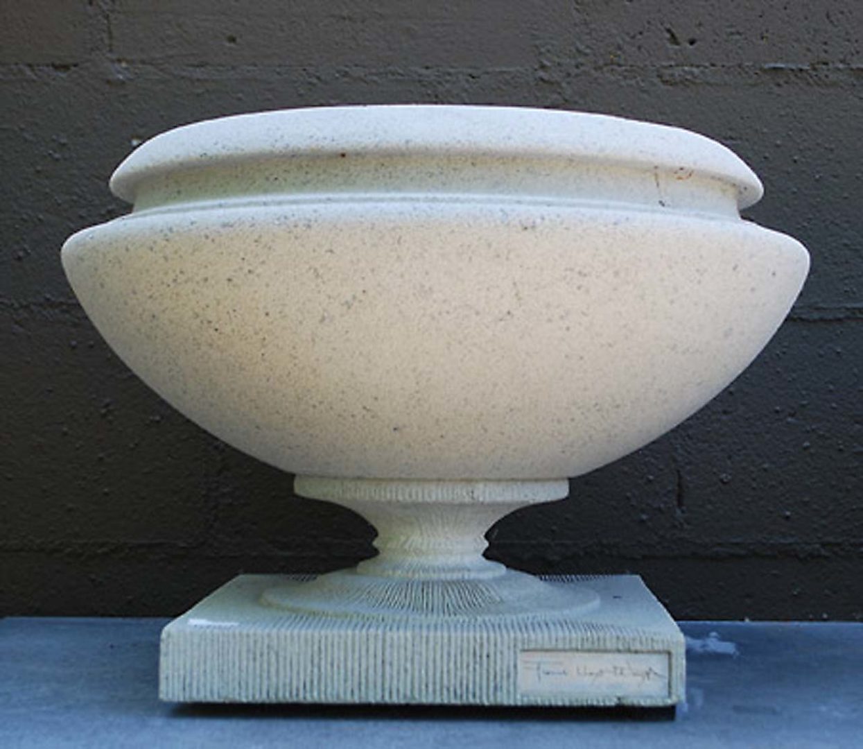 Cast Stone Frank Lloyd Wright Collection Oak Park Residence Vase