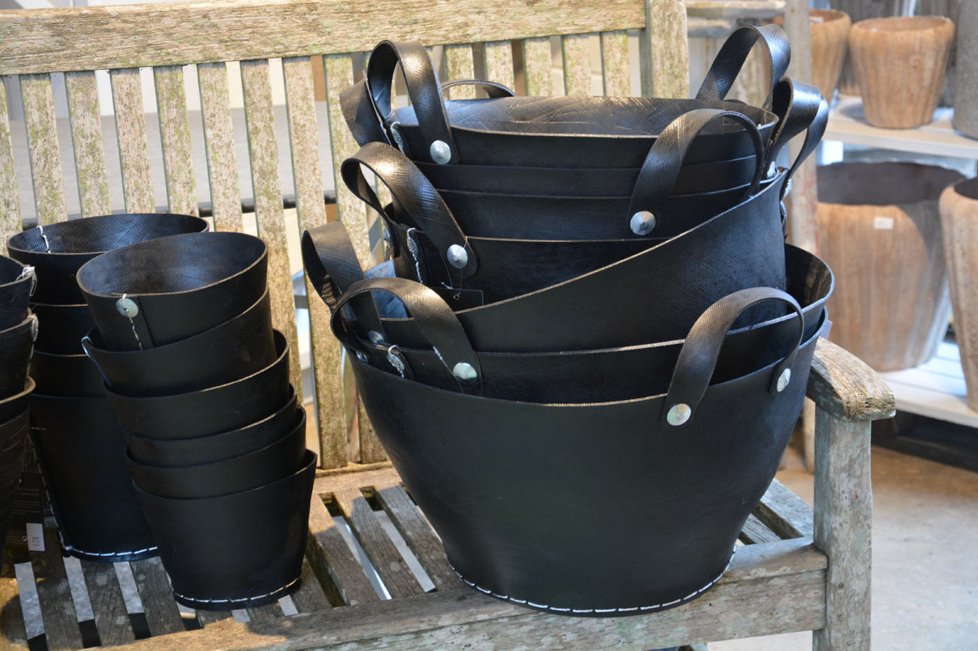 Recycled Rubber Pots | Detroit Garden Works
