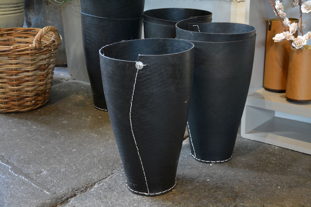 Recycled Rubber Pots Detroit Garden Works