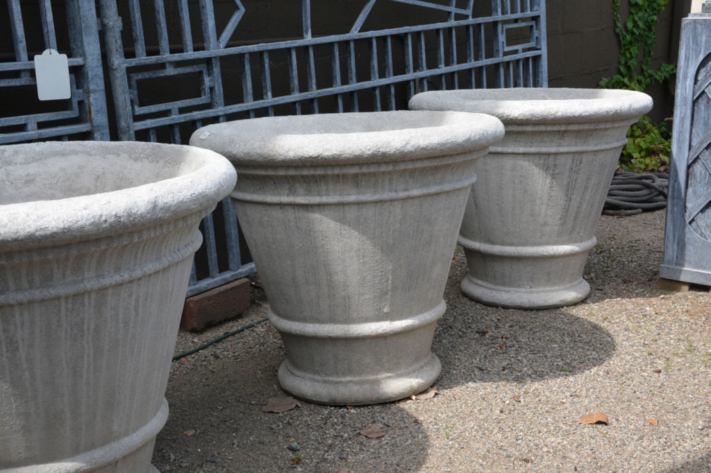 Concrete Tapered Planter Detroit Garden Works   Tapered Concrete Planter 1024x682 