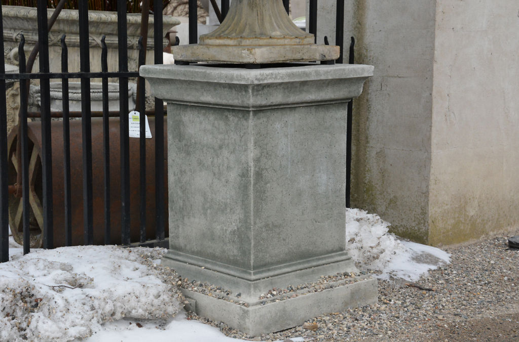 Cast Stone Weathered Pedestal