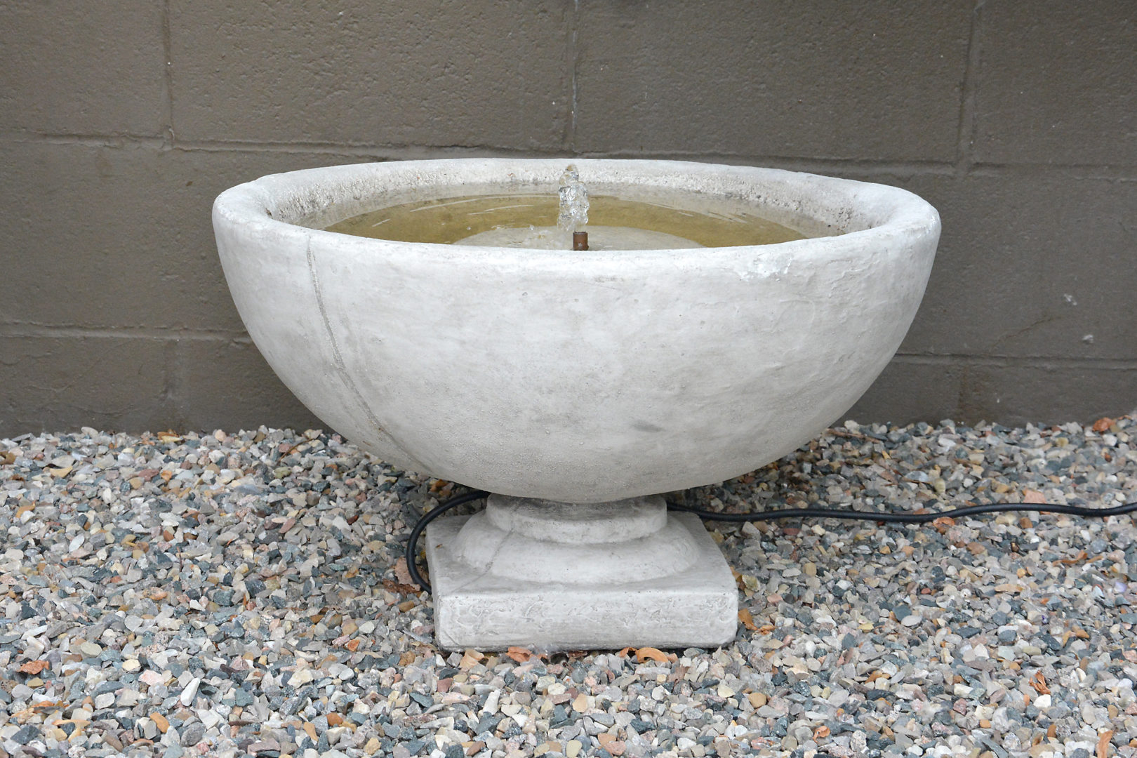 Concrete Bowl Fountain