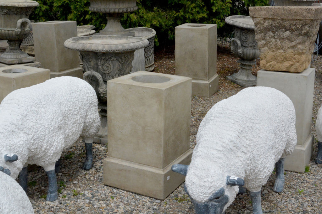 Faux Weathered Pedestals