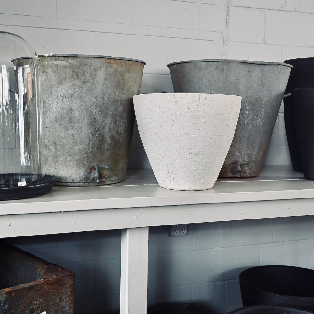 Metal Bin with Spout