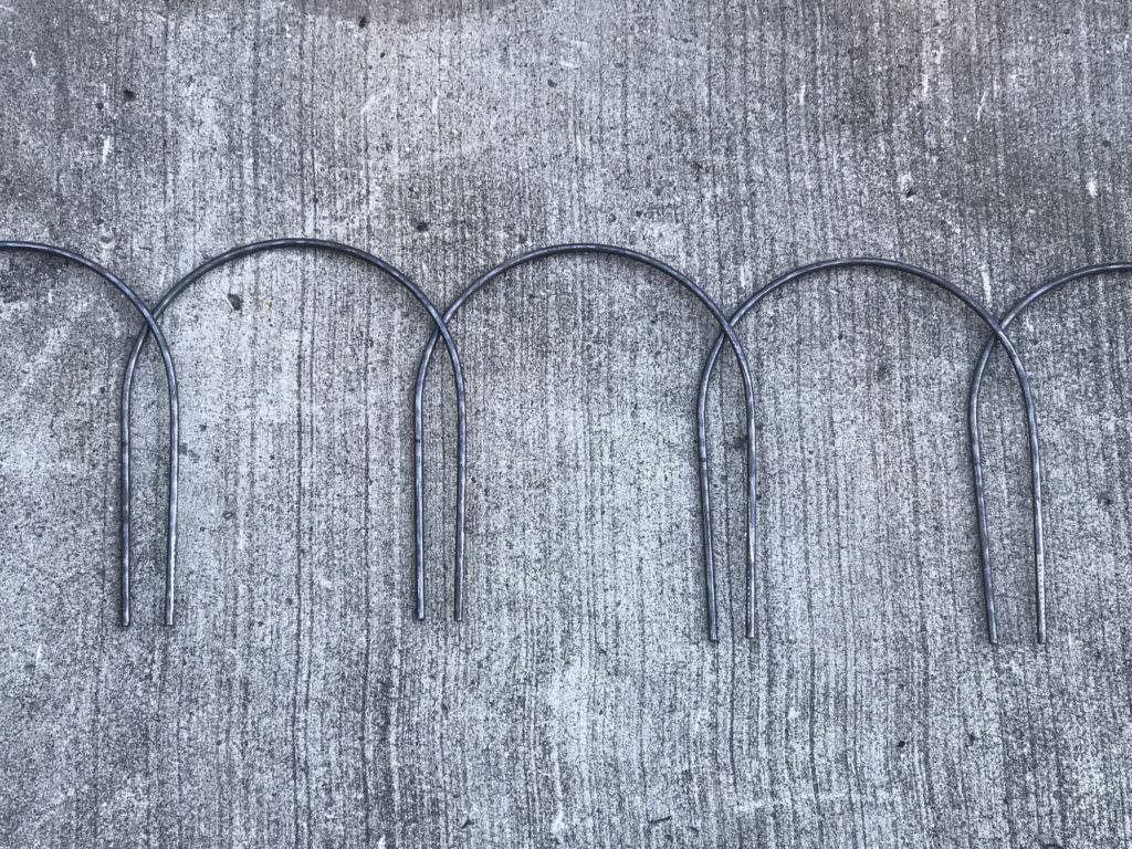 HeavyDuty 3/8″ Steel Rod Edging Hoops Detroit Garden Works