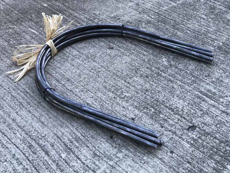 HeavyDuty 3/8″ Steel Rod Edging Hoops Detroit Garden Works