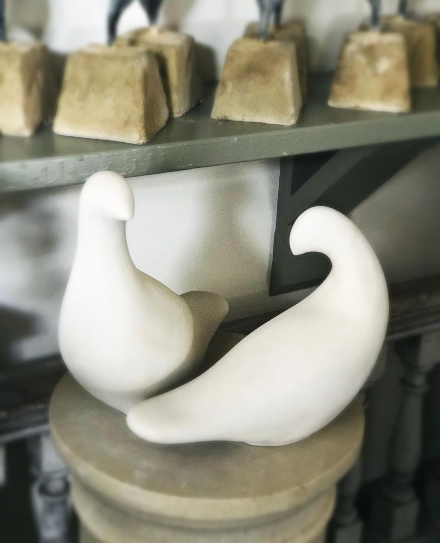 English Dove Sculpture