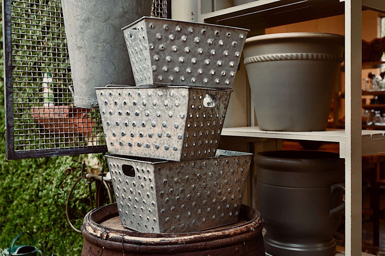 Perforated Nested Containers