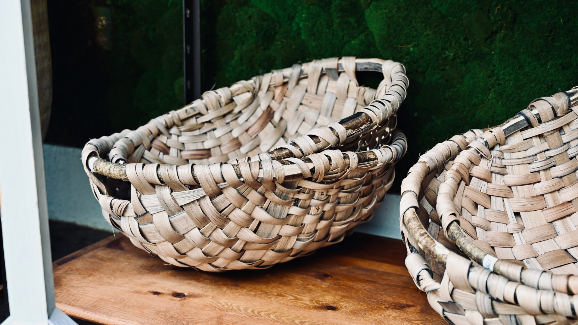 Shop: Oak Swill Baskets - Traditional to the Southern Lake District of England, Available in Two Sizes | Detroit Garden Works