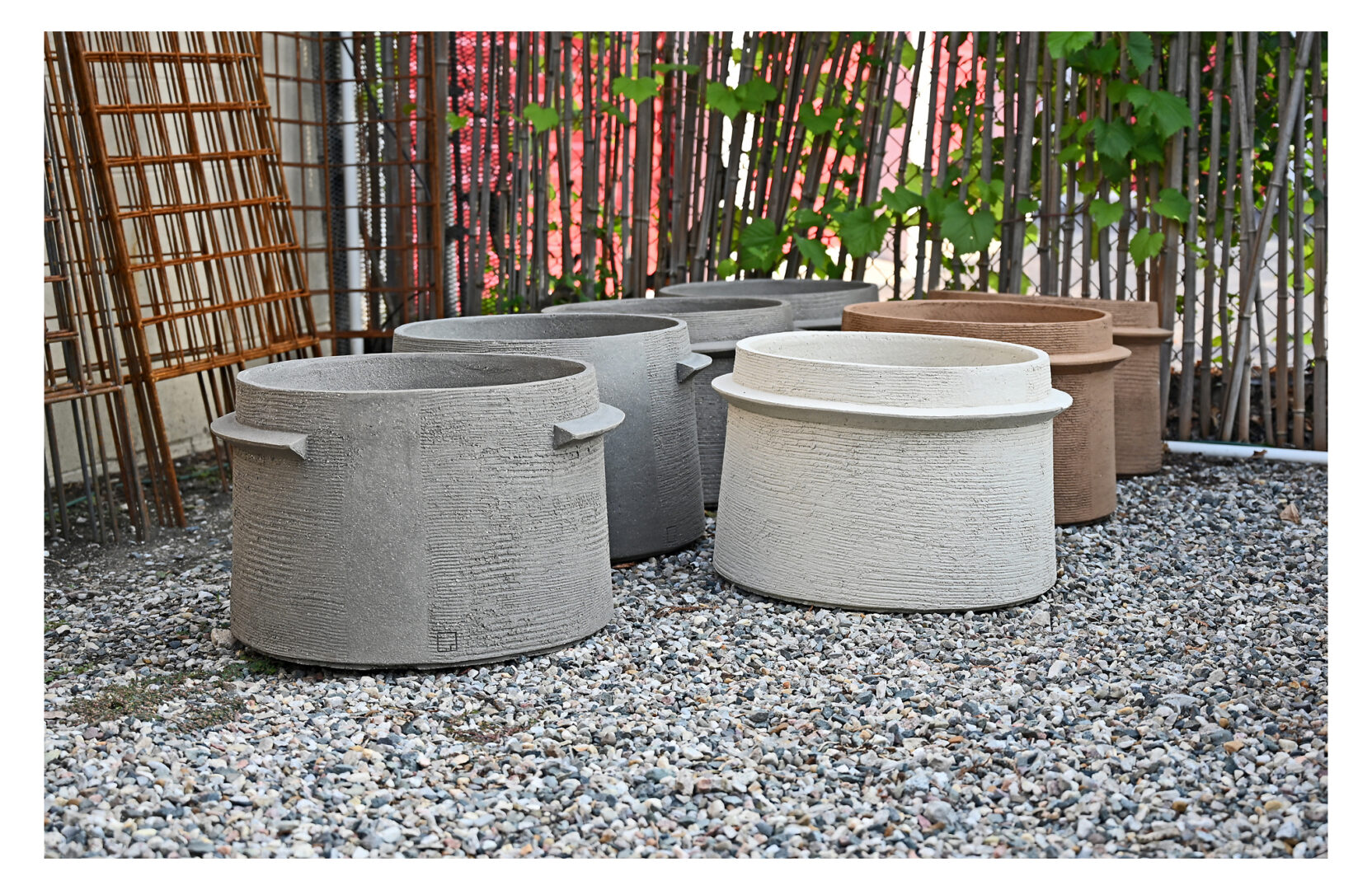 Contemporary Belgian Stoneware Pots – MK Series