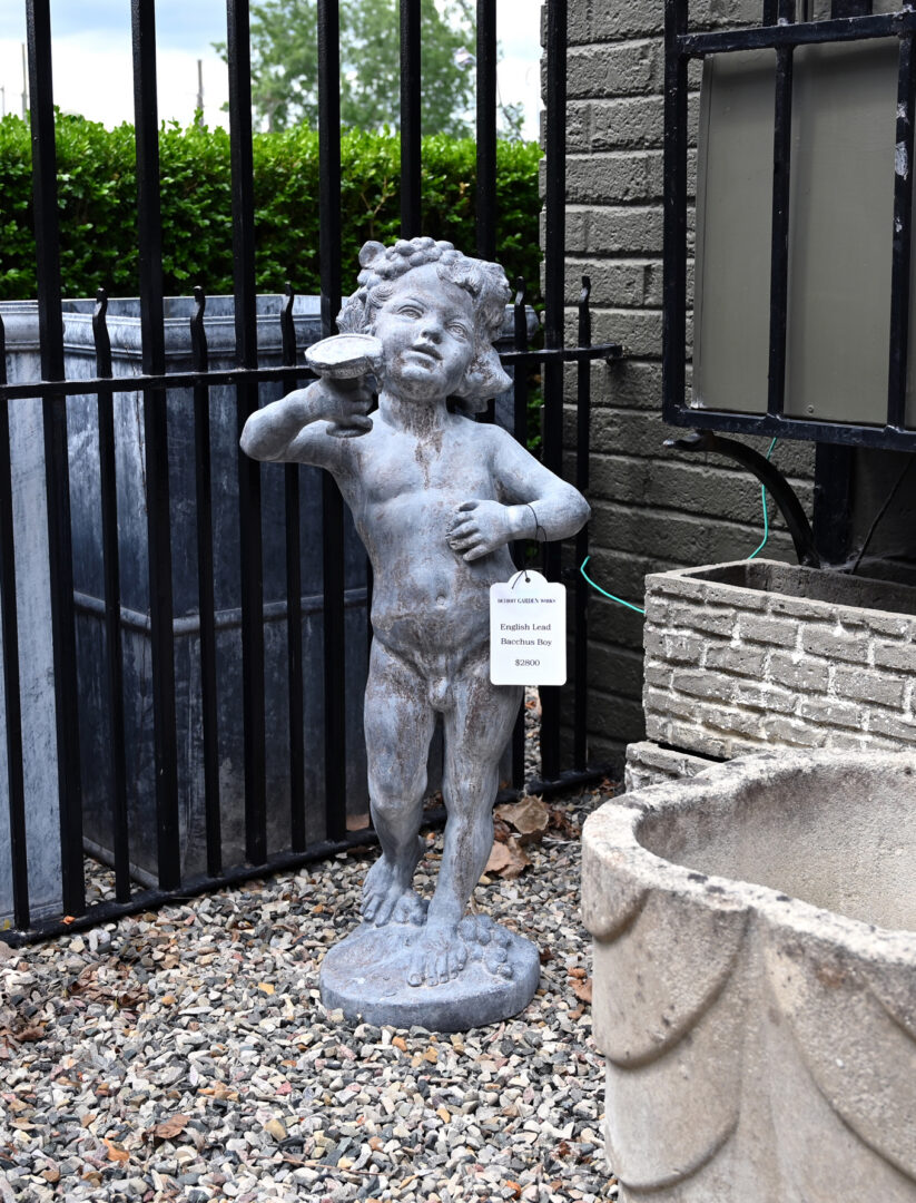 English Lead Bacchus Boy
