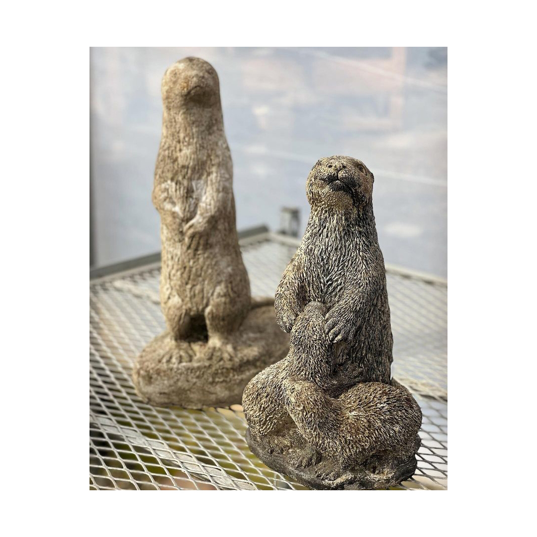 Standing Otter Statues