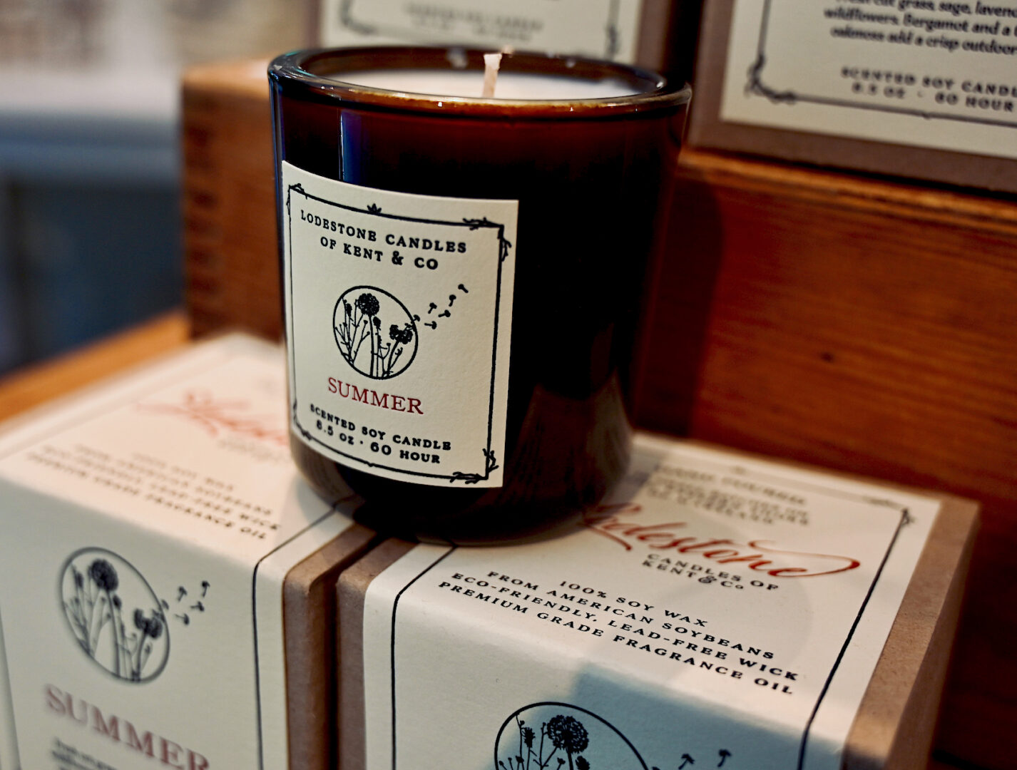 ‘Summer’ Hand Poured Soy Candle