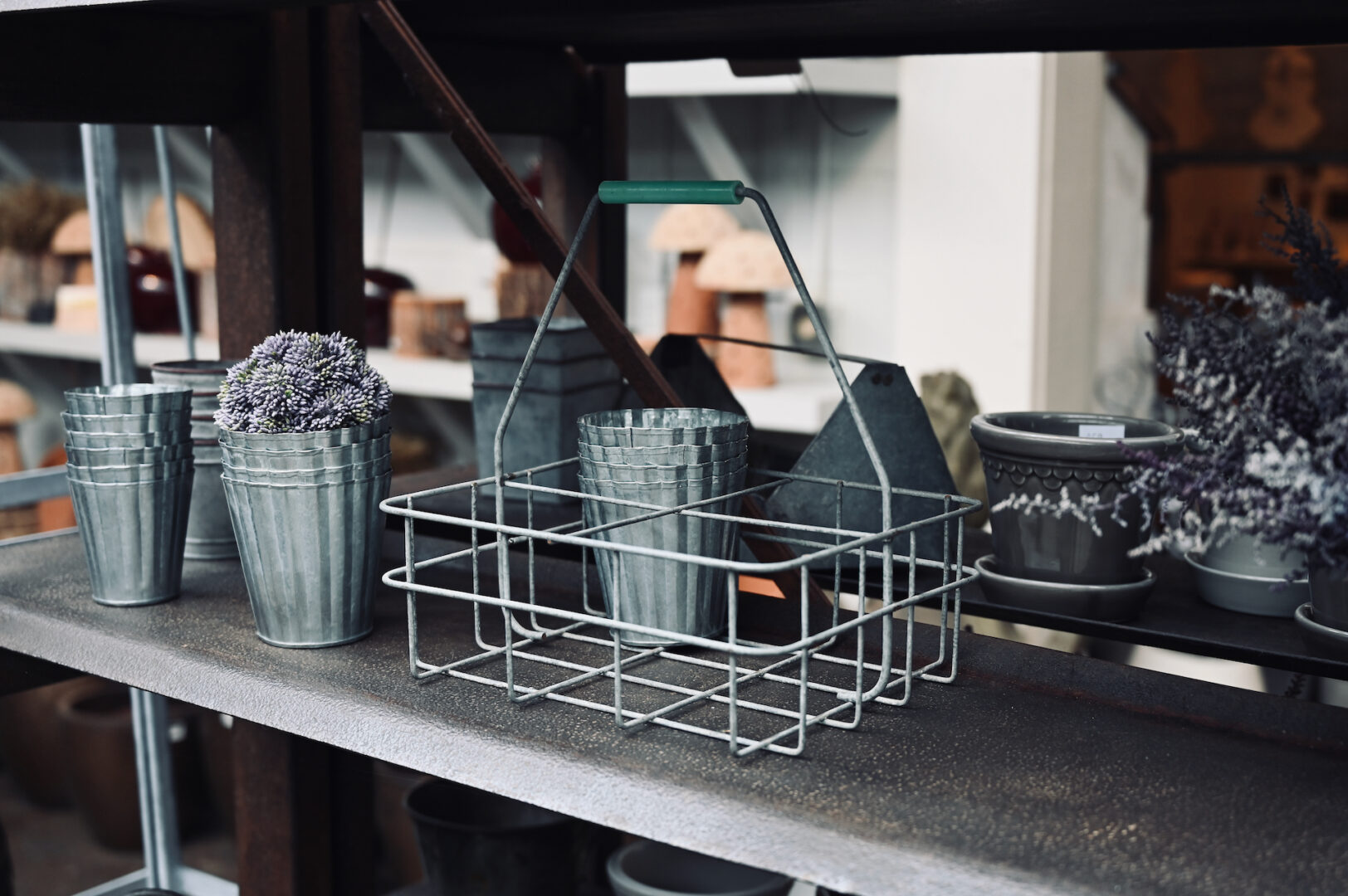 Wirework Basket with Handle