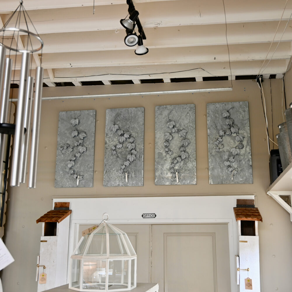English Hand Forged Grapevine Screen