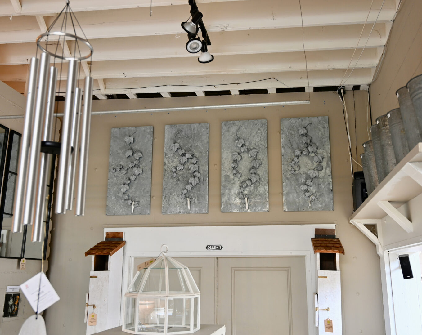 English Hand Forged Grapevine Screen