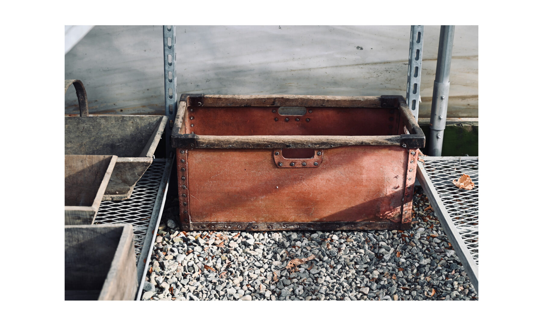 Vintage Rectangular Red Box