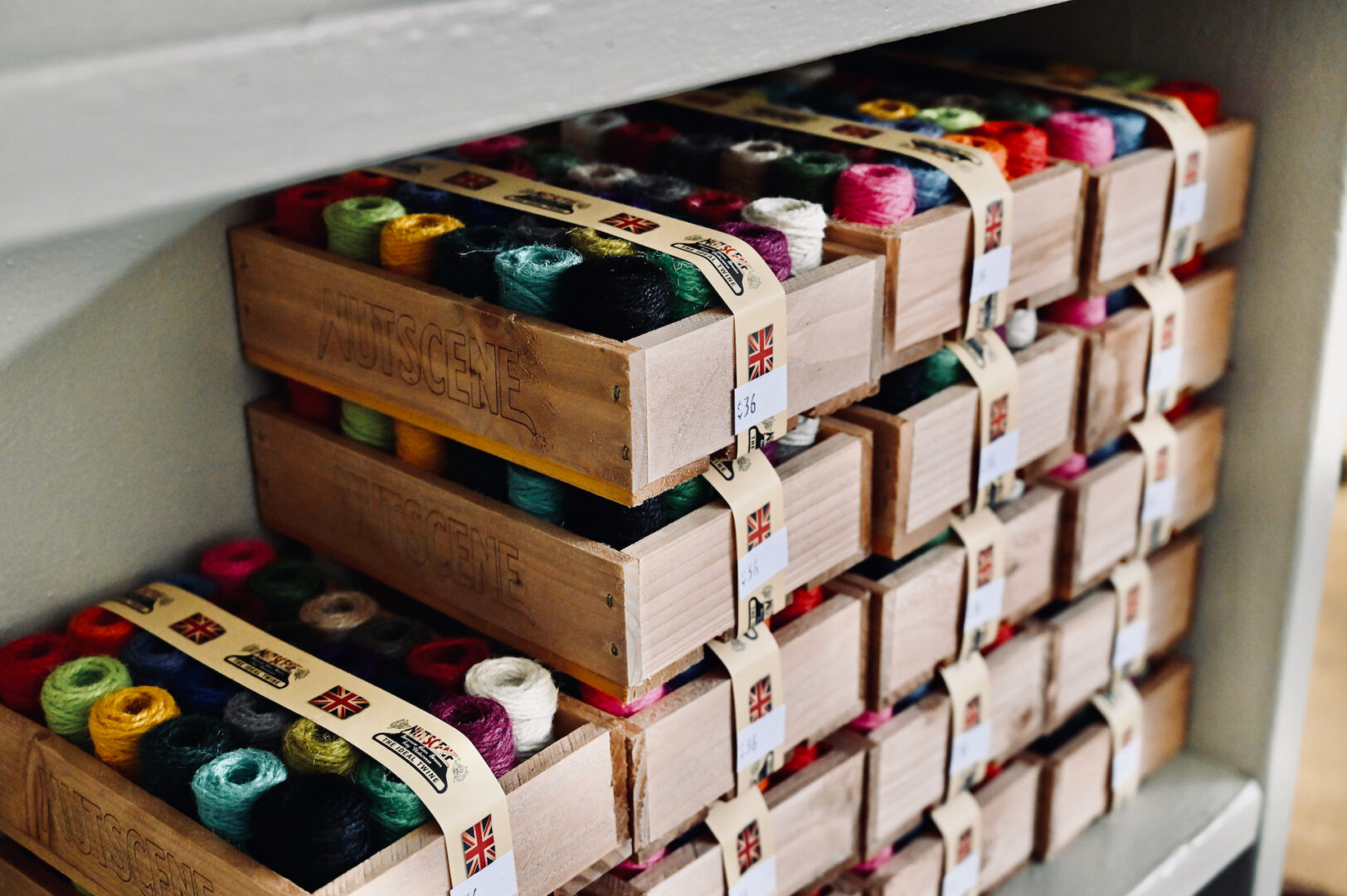 24 Mini Nutscene Spools in a Crate