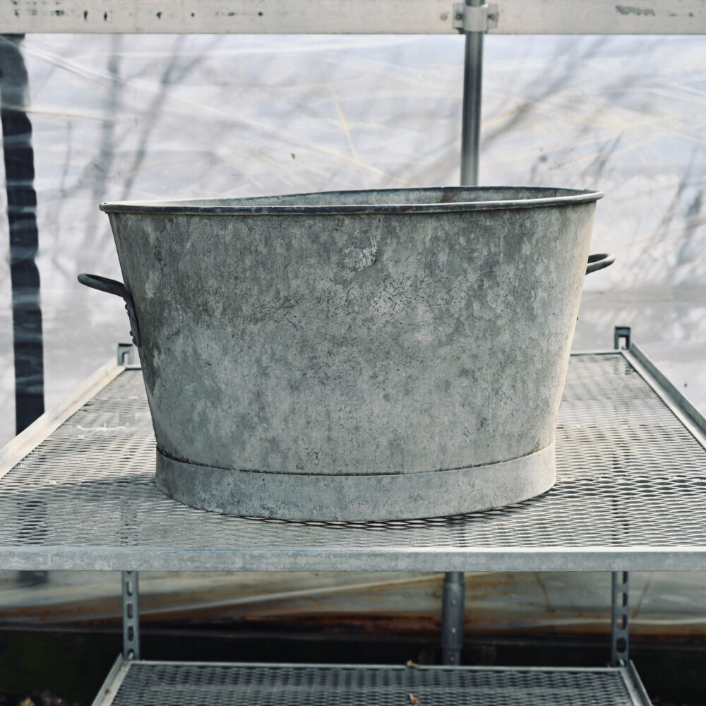 English Galvanized Vat