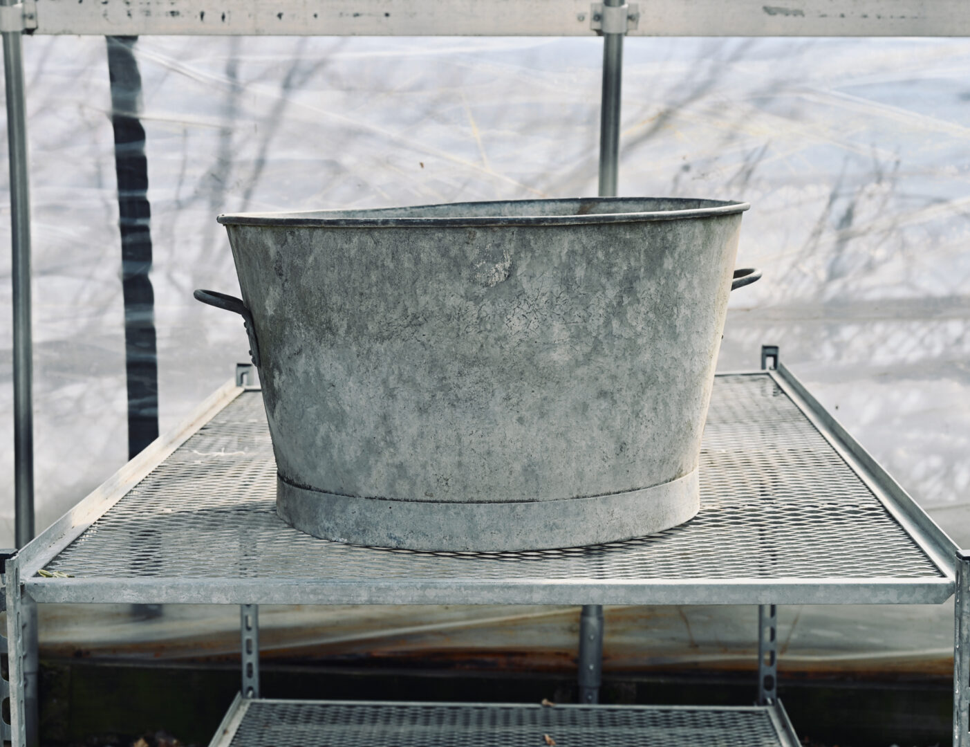 English Galvanized Vat