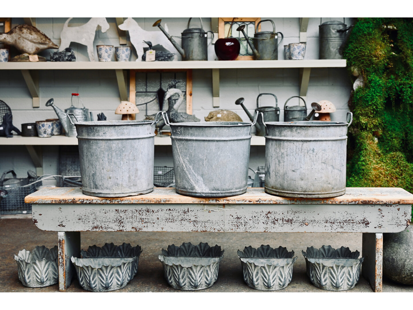 French Round Tubs with Handles