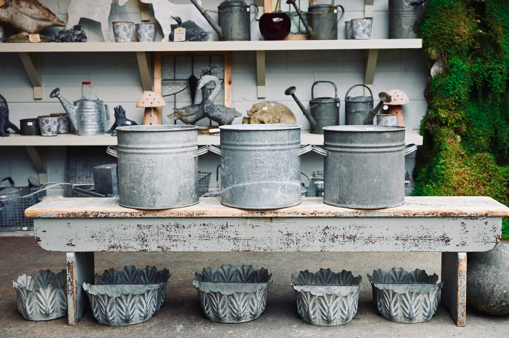 English Round Tubs with Handles