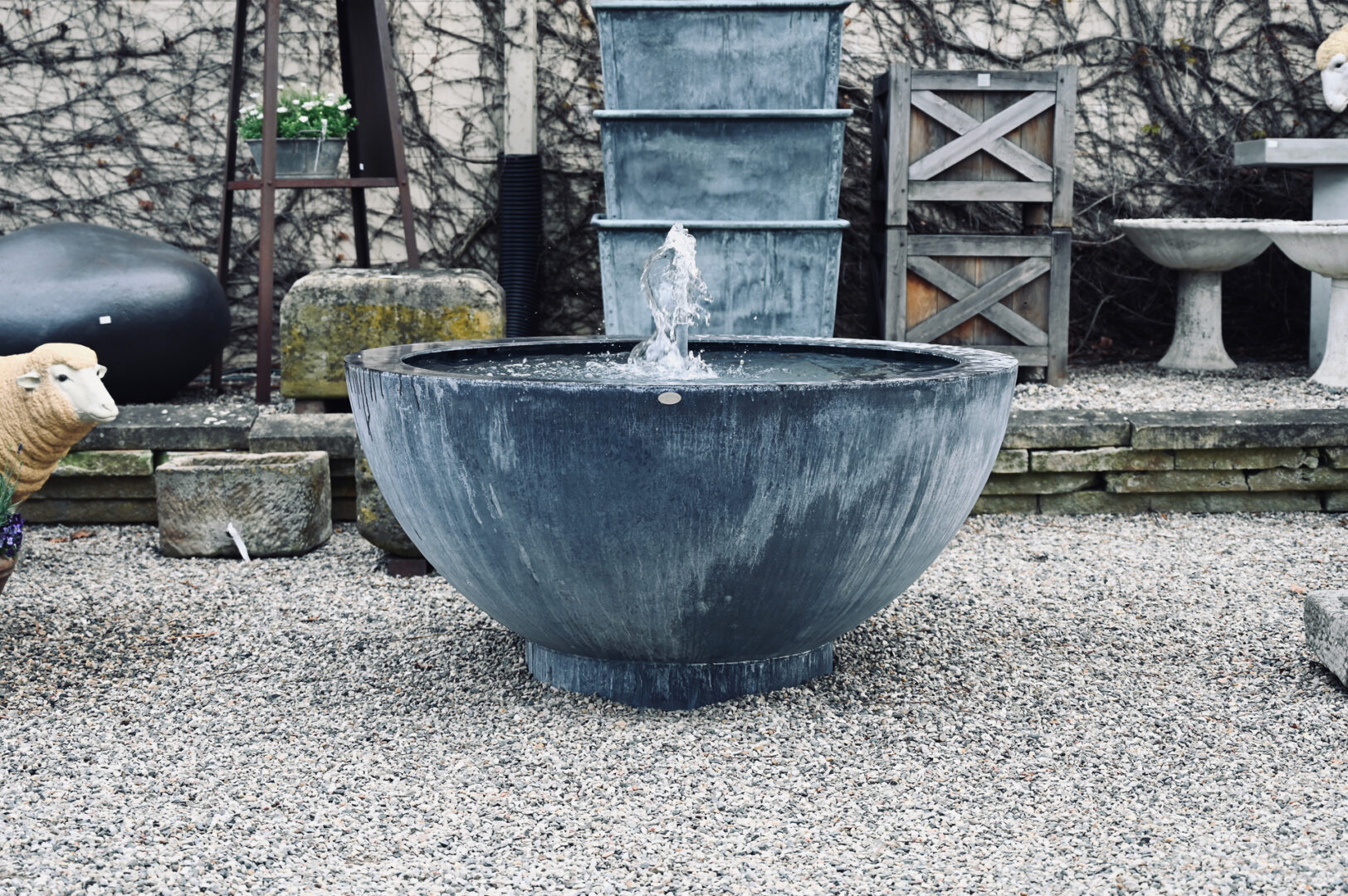 The Branch Studio 60″ Hemisphere Bowl Fountain