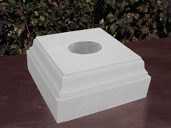 Nichols Bros. Cast Stone Raleigh Pedestal