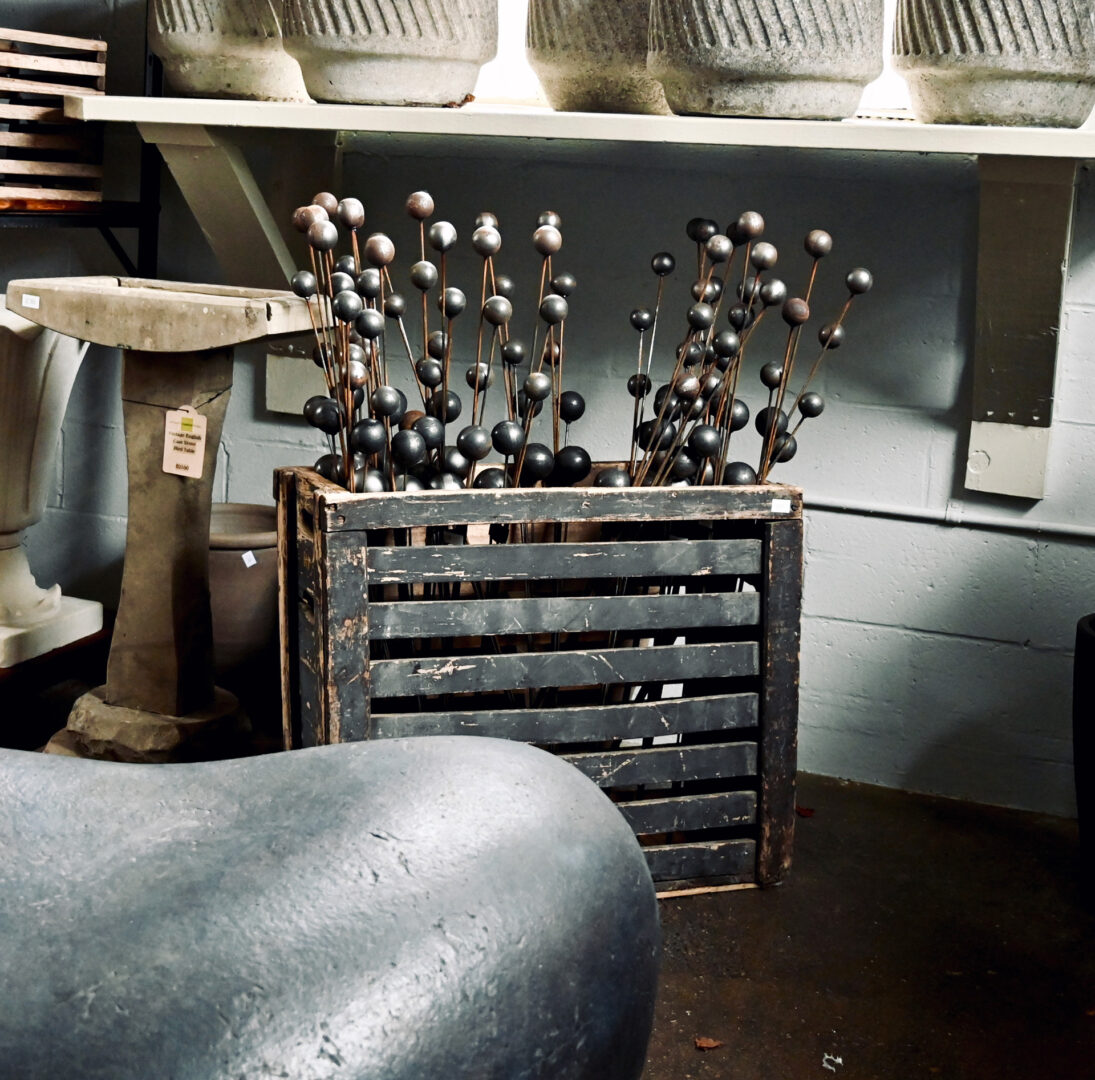 Cluster of Five Steel Spheres