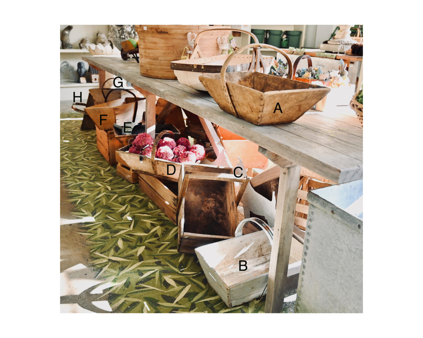 Wood Trugs