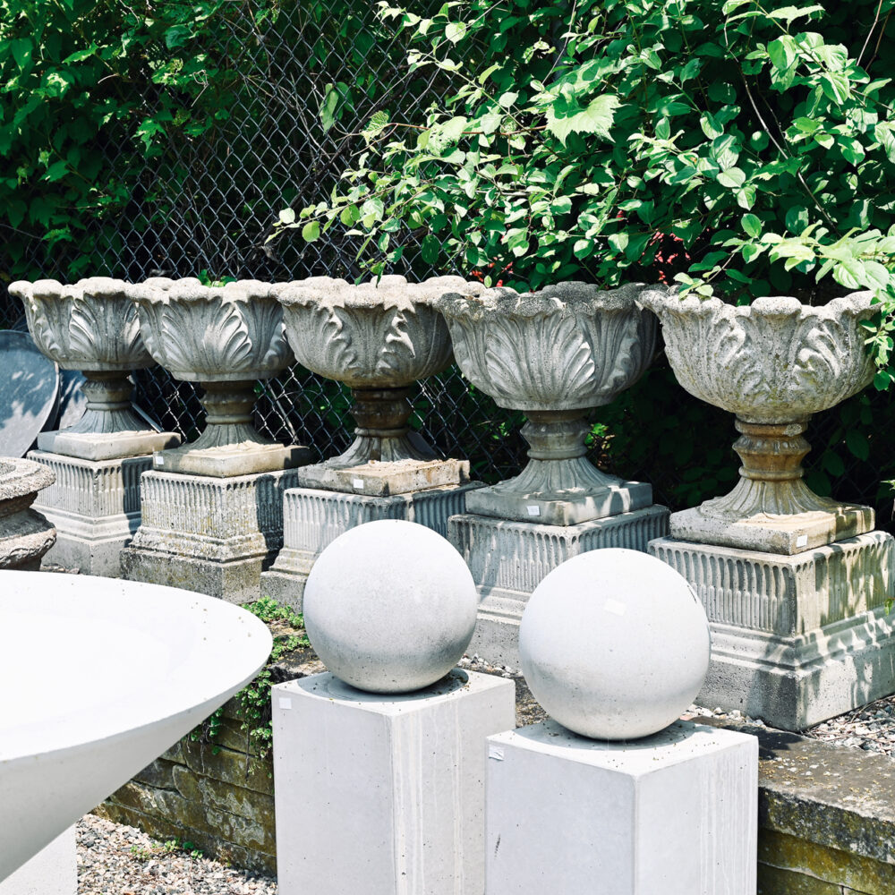 English Acanthus Urns