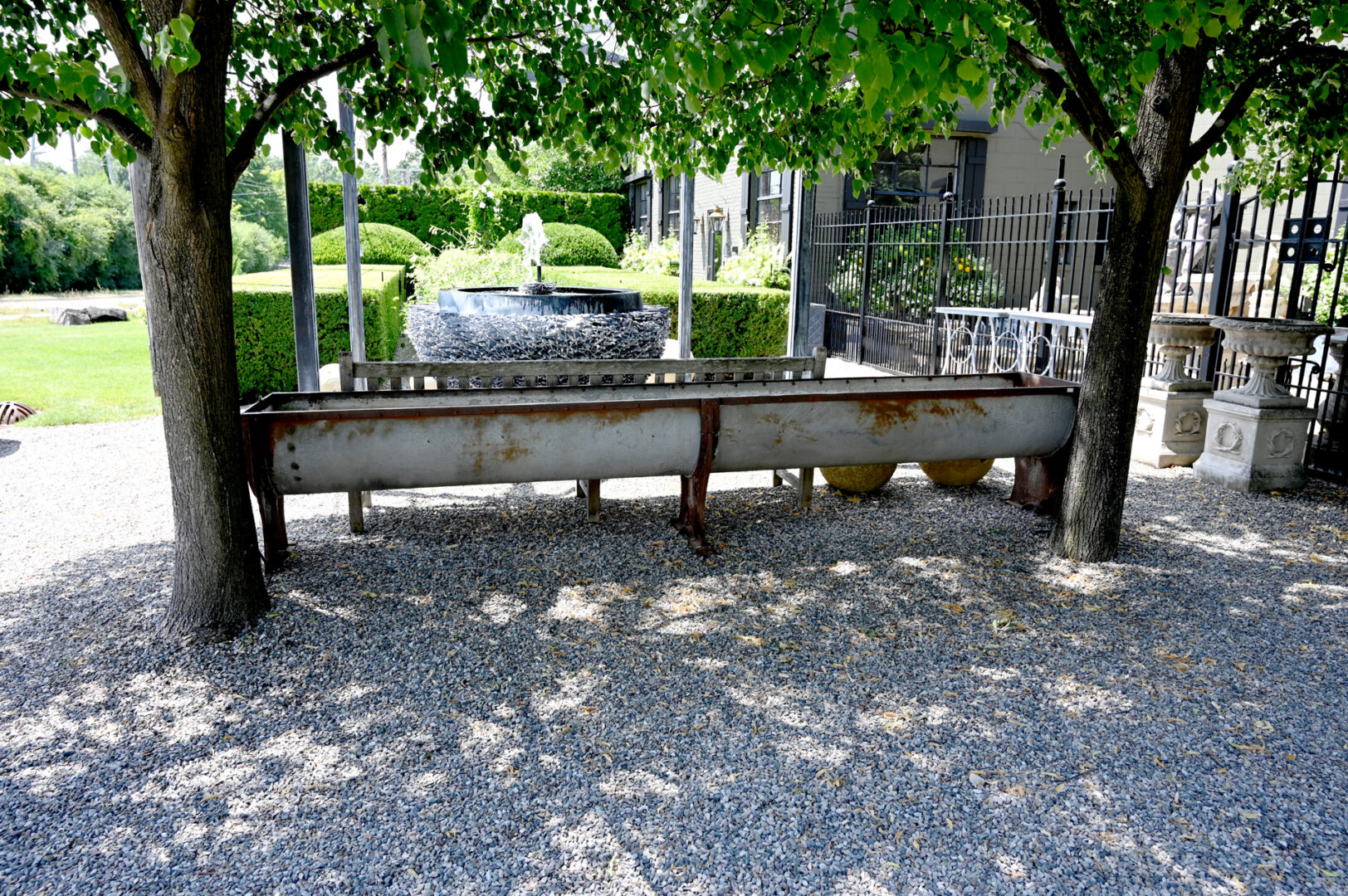 Long English Iron Trough