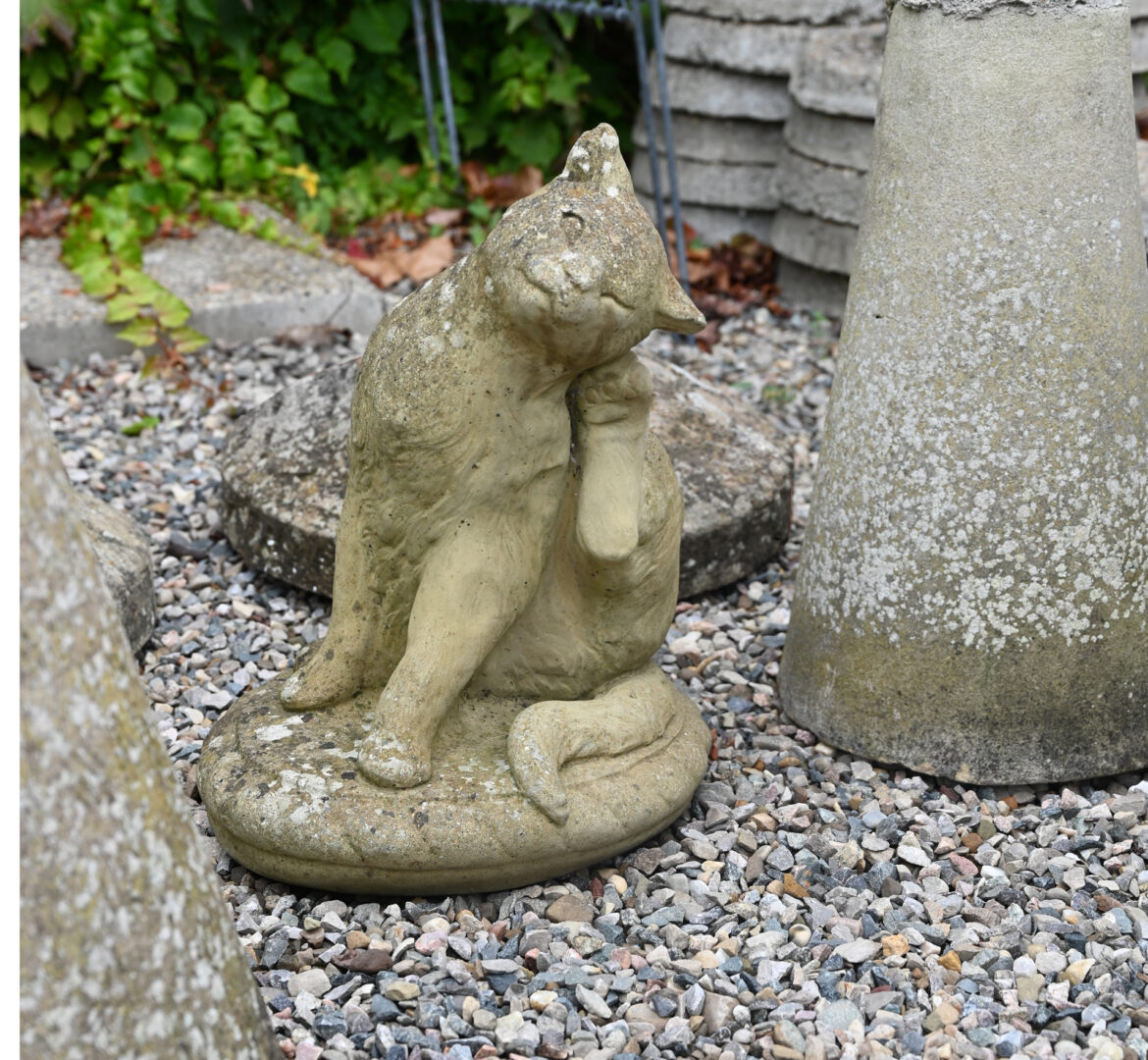 Vintage Cat Sculpture