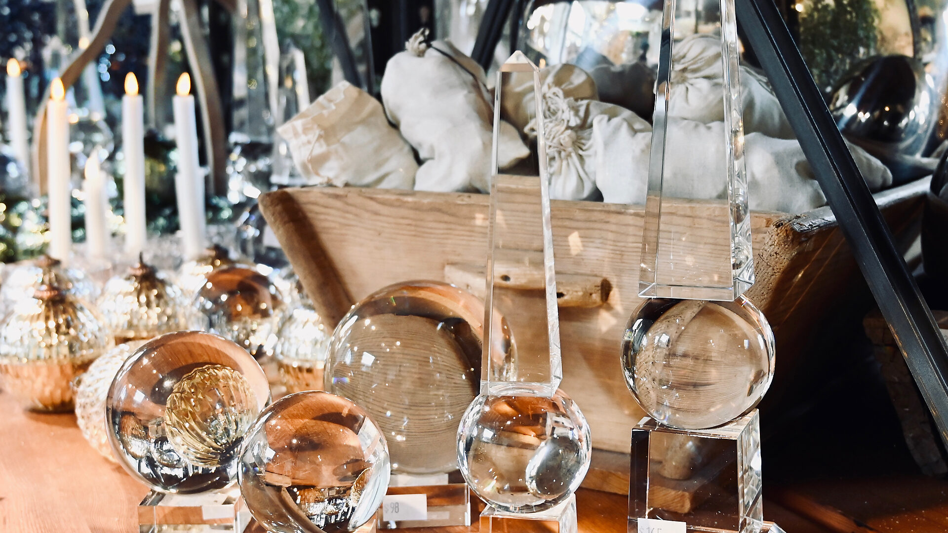 Shop: Glass Spheres & Obelisks | Detroit Garden Works