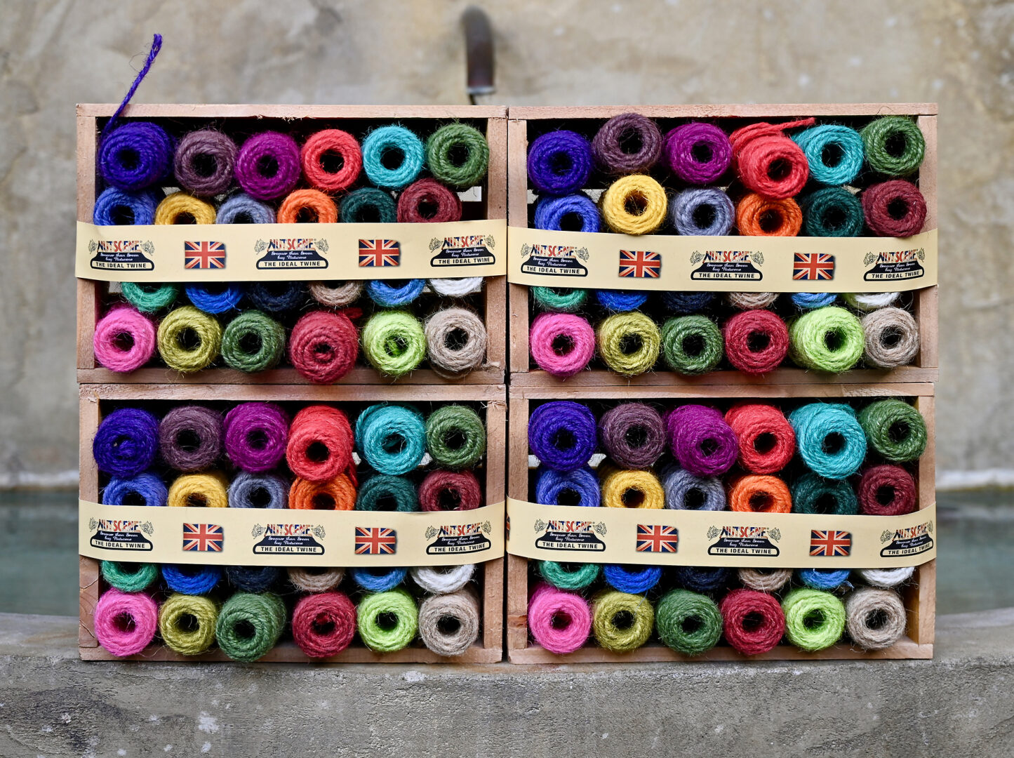 24 Mini Nutscene Spools in a Crate