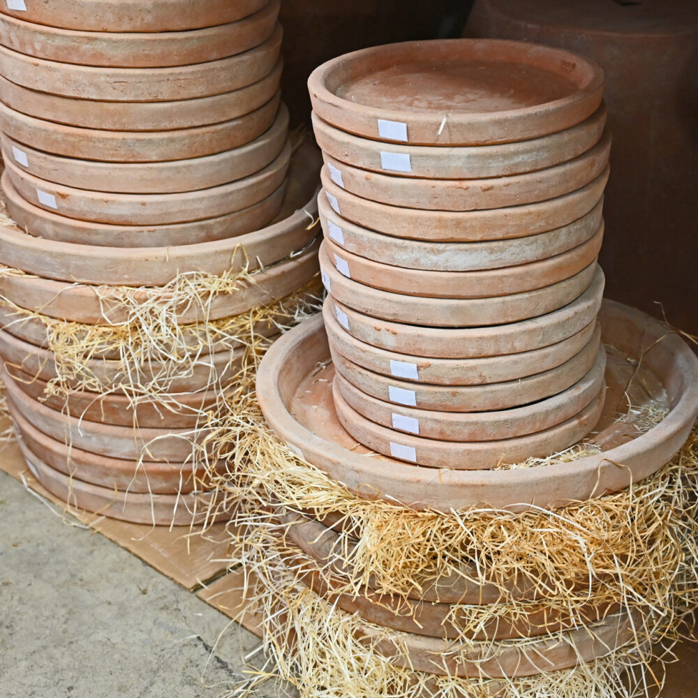 Italian Terra Cotta Saucers