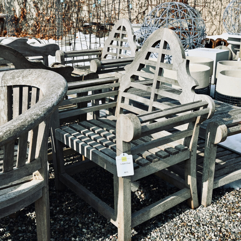 Pair of Lutyens Chairs and Table
