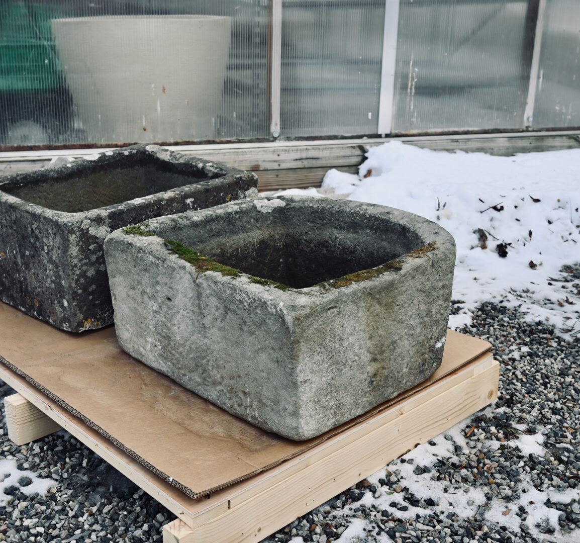 Bow Front Stone Trough