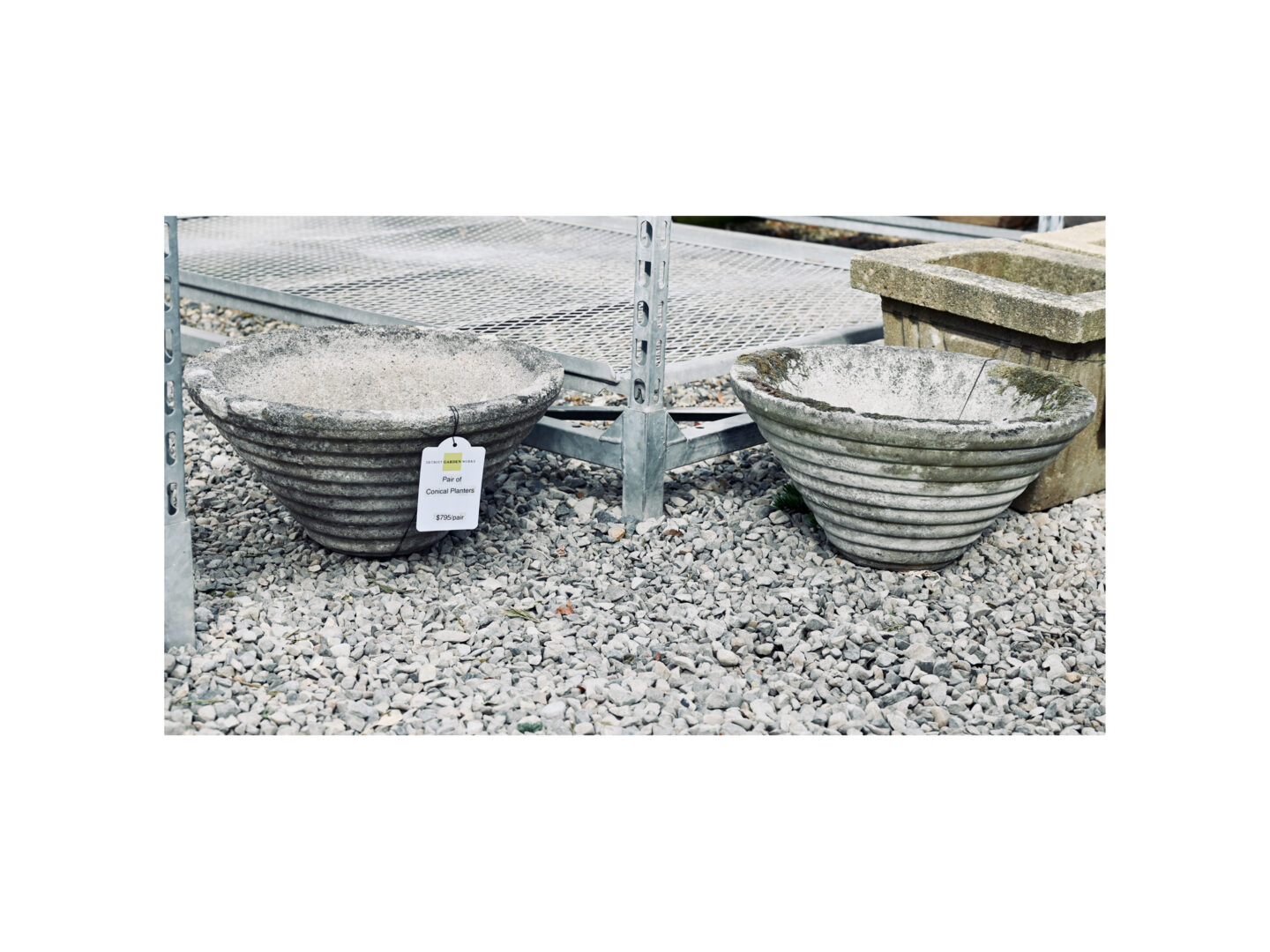 Wide Conical Planters