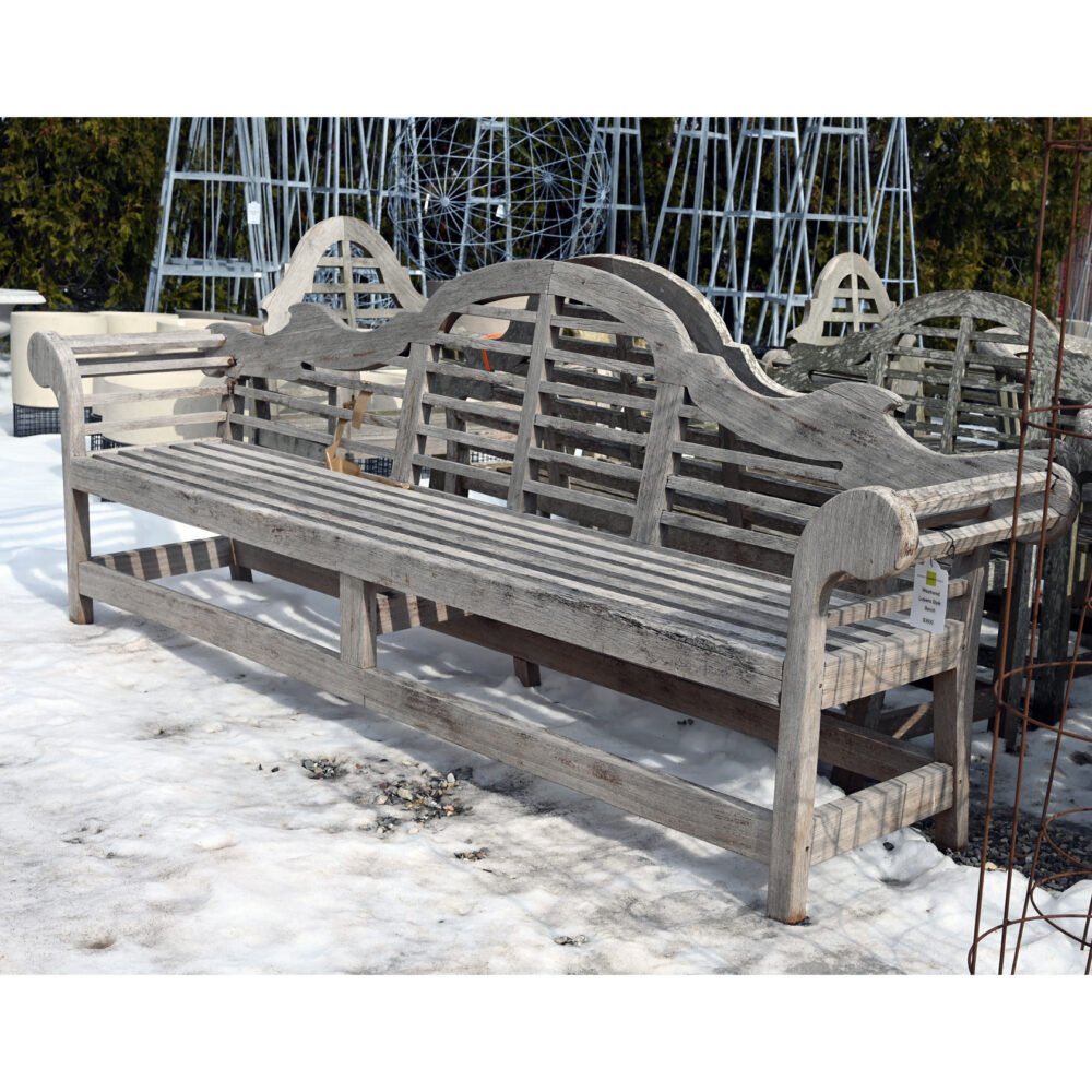 Weathered Lutyens Style Bench