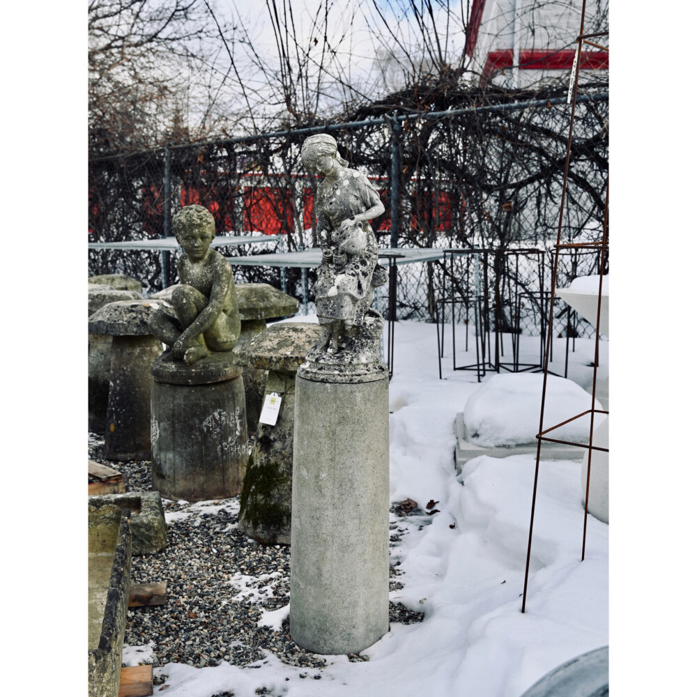 English Maiden on a Tall Pedestal