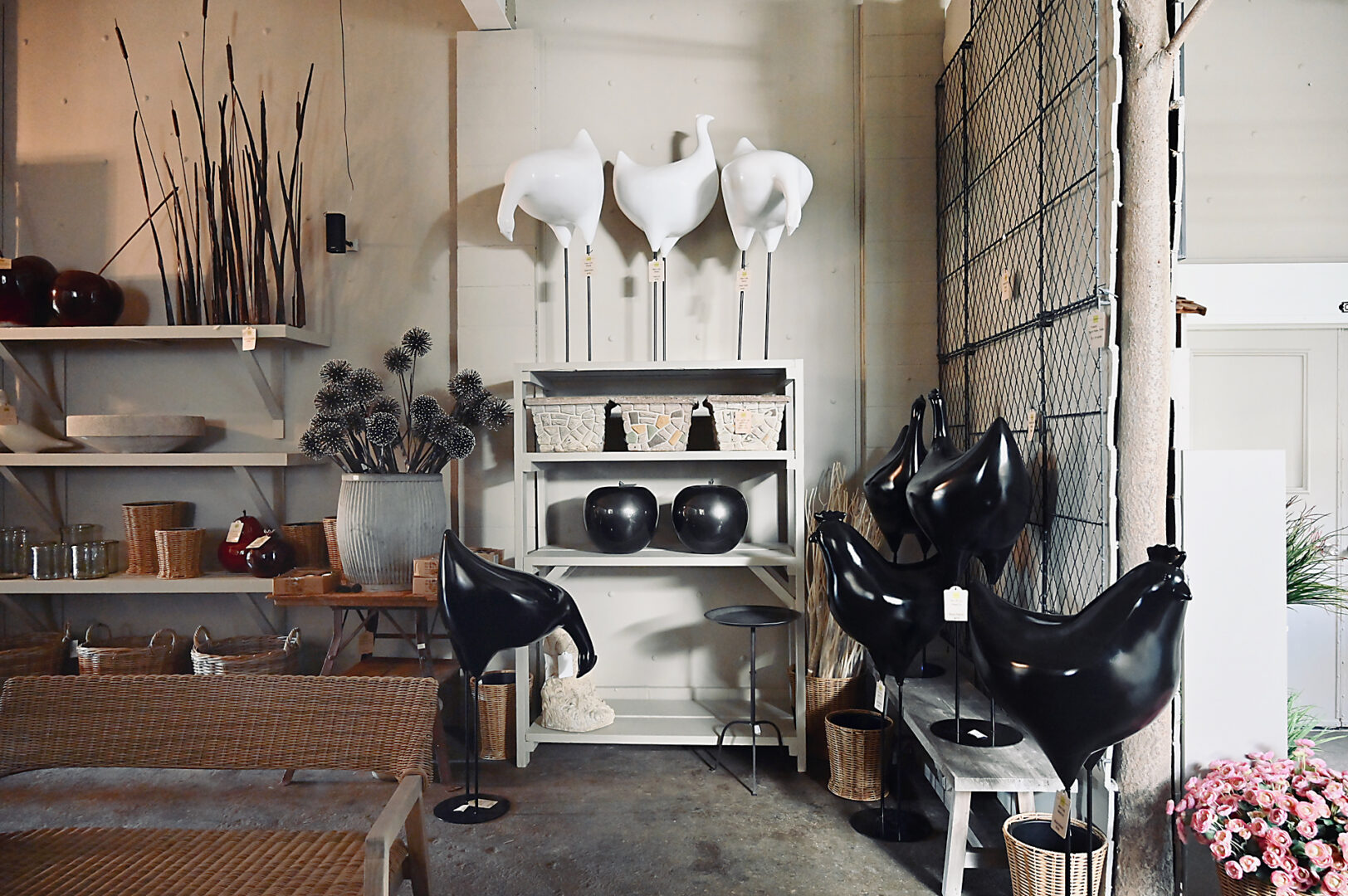 Modern Sculptural Chickens