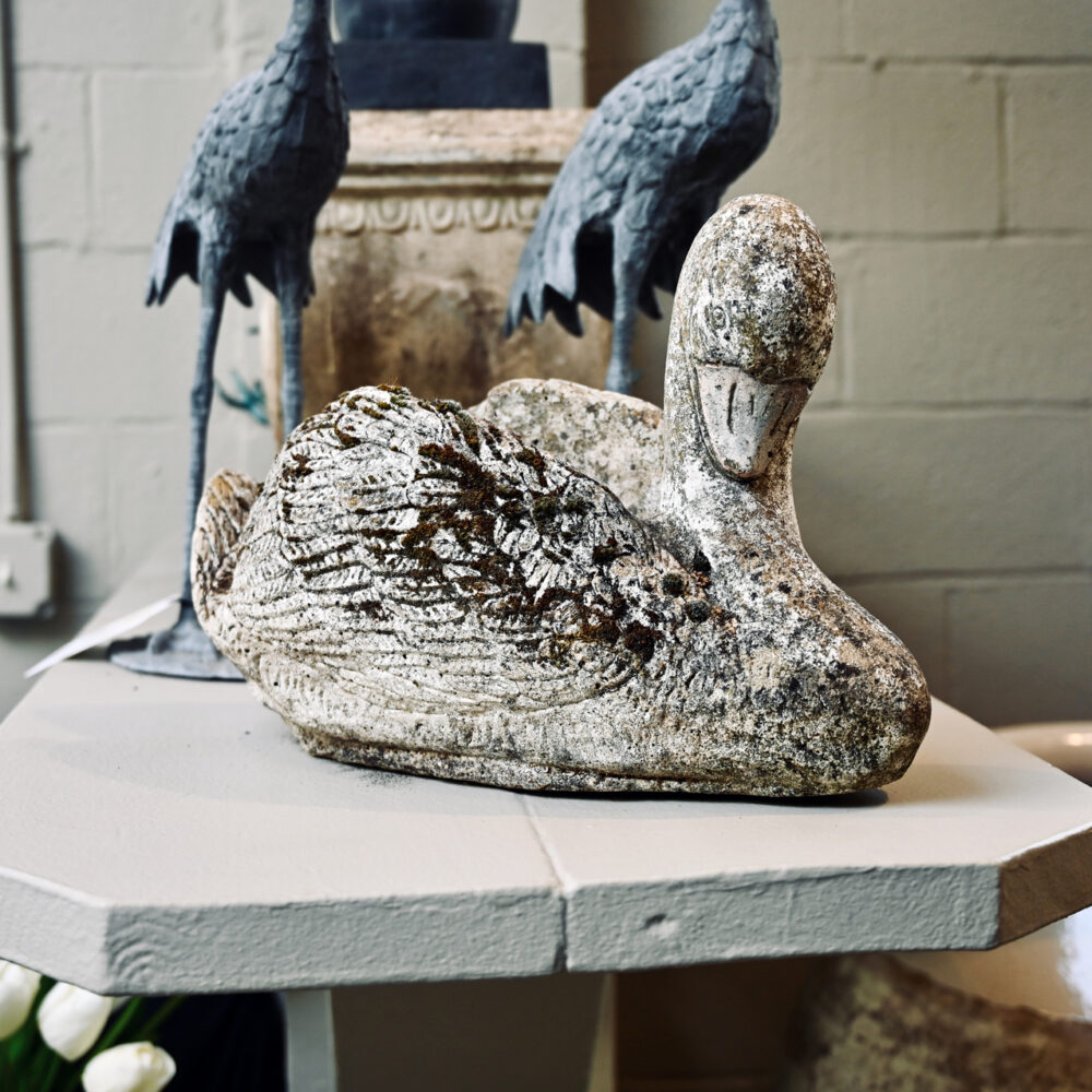 Vintage Swan Planter