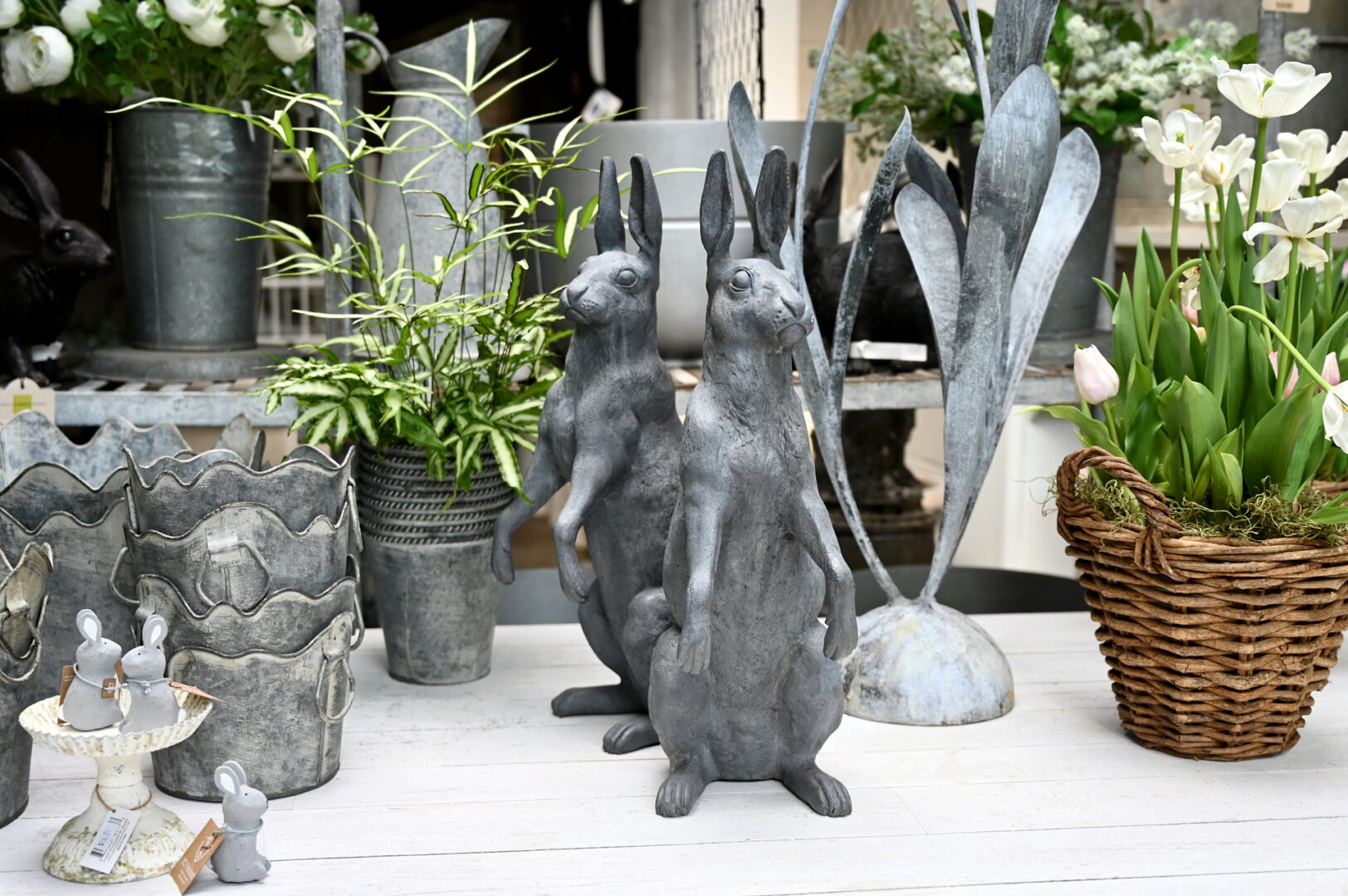 English Lead Standing Hare