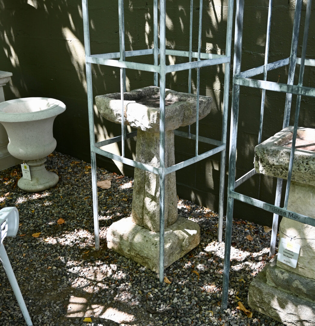 English Purbeck Stone Birdbath
