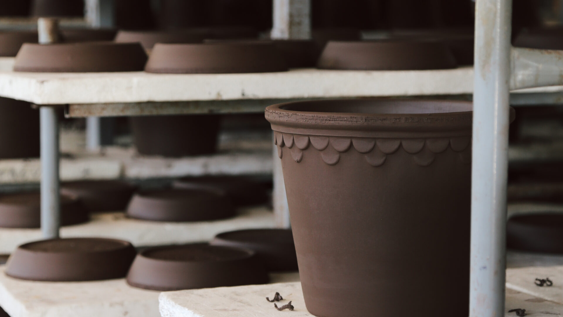 Bergs Potter Copenhagen Pot in Production - Detroit Garden Works